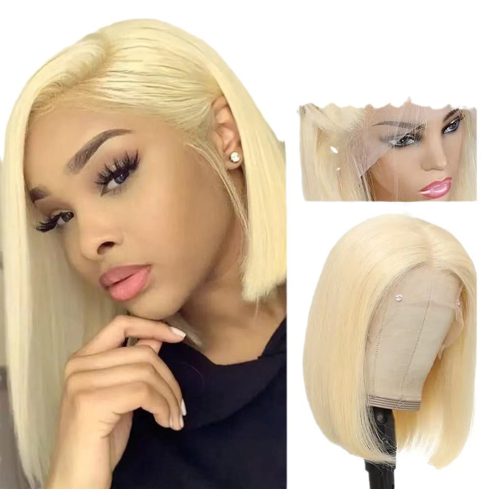 Lace-Front Bob Wig With Natural-Looking Pre-Plucked Hairline