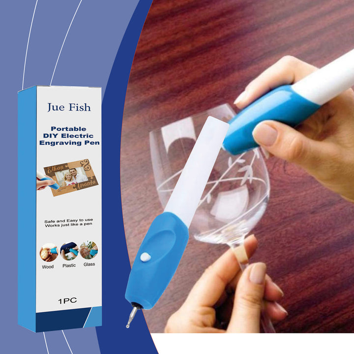 Portable Electric Engraving Pen for DIY Wood Projects