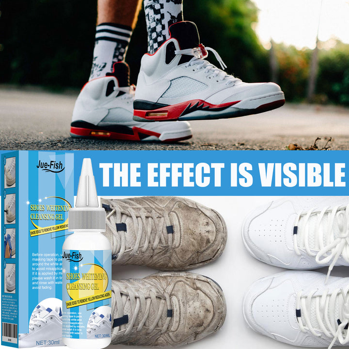 White Shoe Cleaner Gel – Restore Bright White & Remove