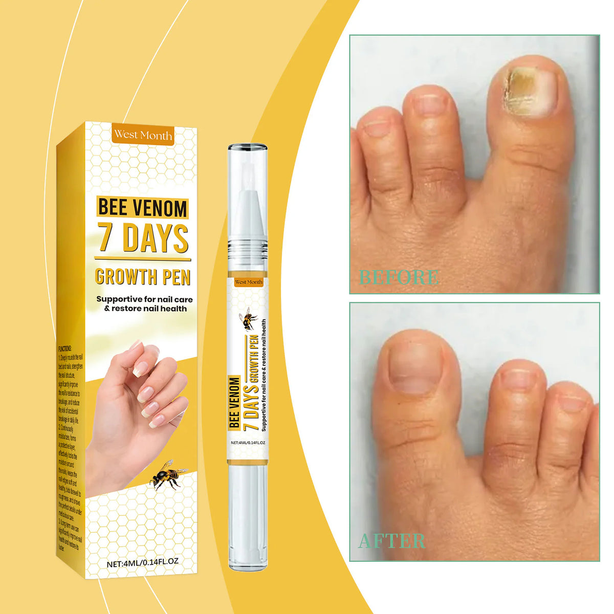 Nail Repair Solution — Gentle Moisturizing & Strengthening