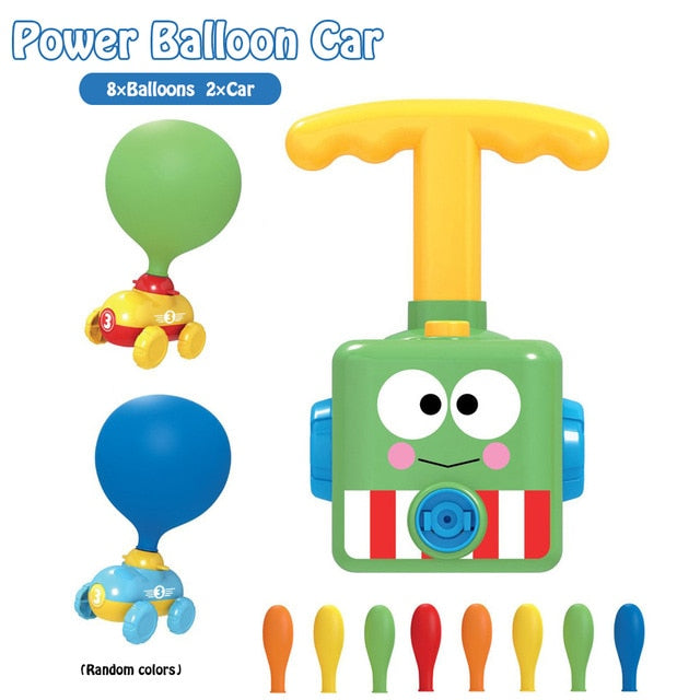 Balloon-Powered Car Toy for Fun Screen-Free STEM Play