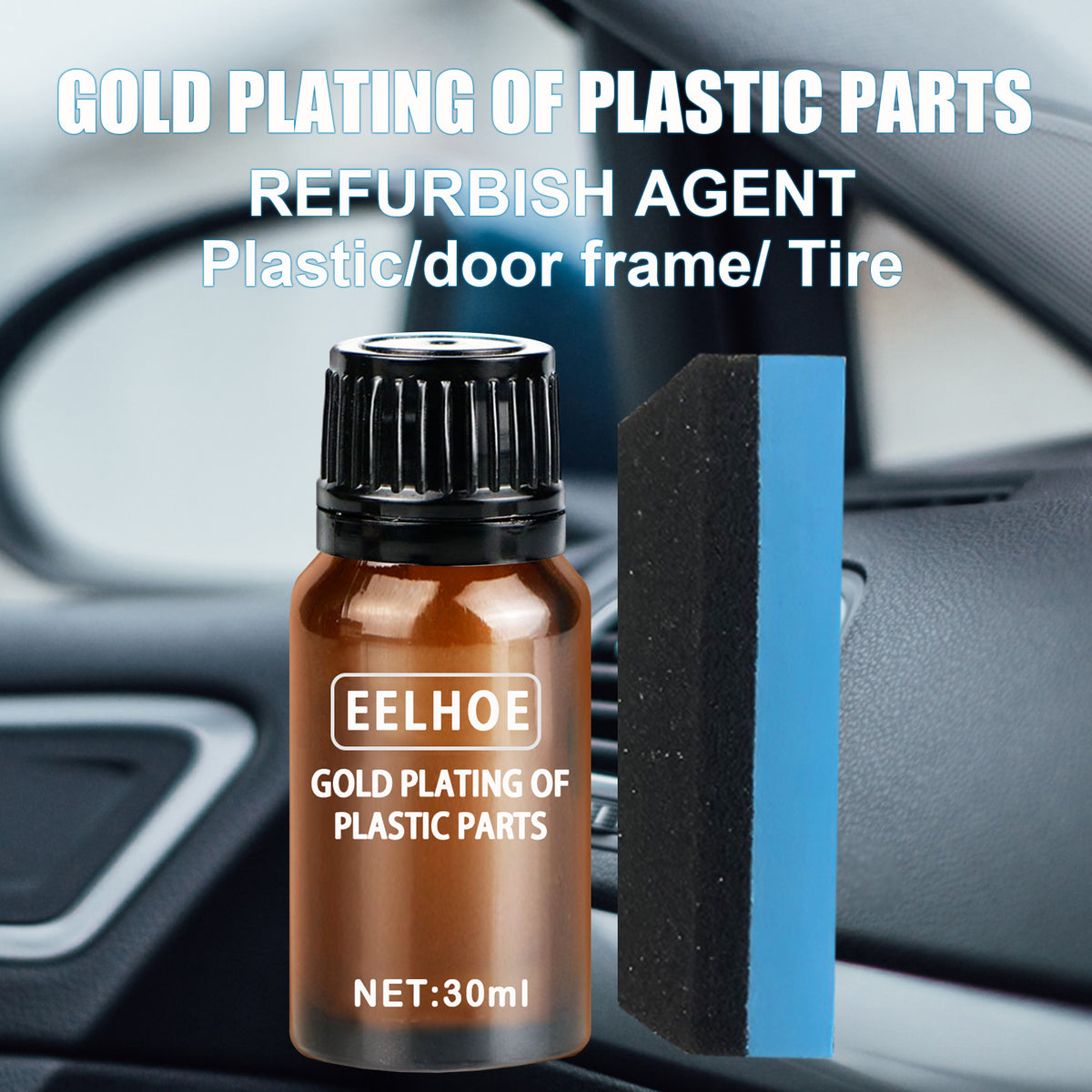 Automotive Plastic Restorer for Faded Interior Trim