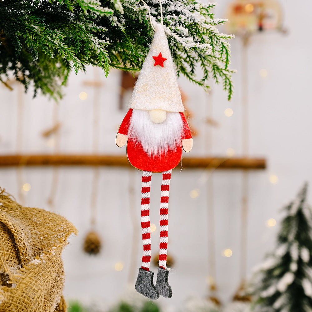 Christmas Gnome Hanging Doll for Whimsical Holiday Charm