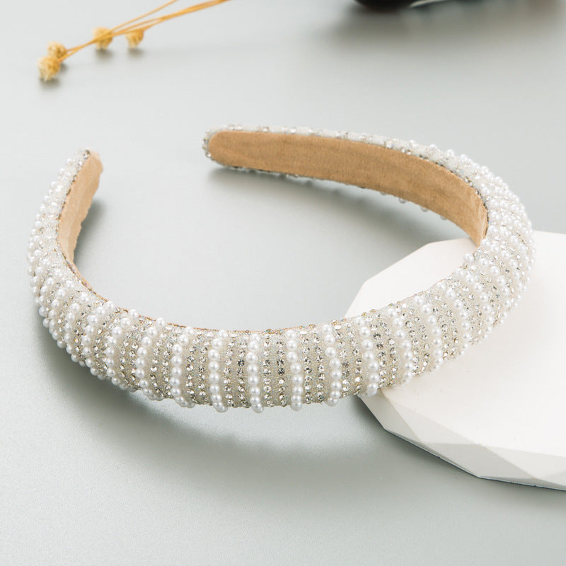 Pearl Rhinestone Headband for Instant Glamorous Style