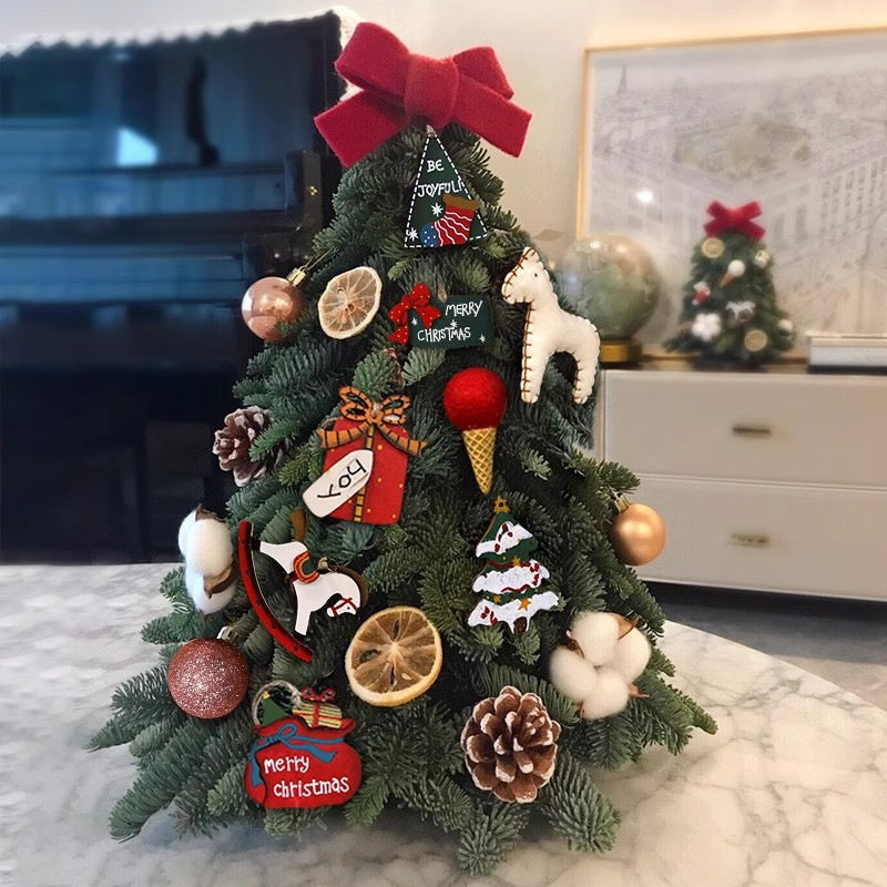 Tabletop Christmas Tree Ready-Made Holiday Centerpiece