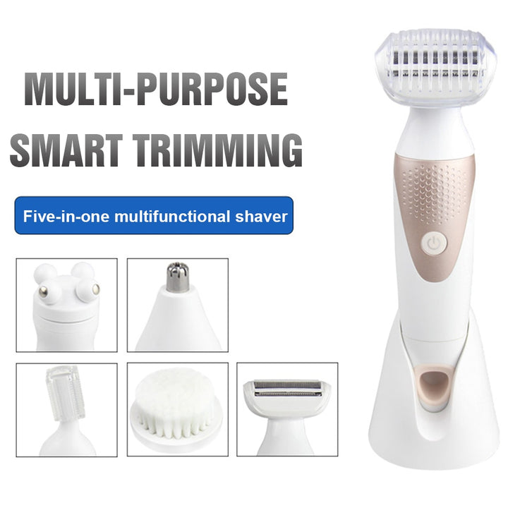 5-in-1 Electric Shaver for Women | 5-Function Groomer