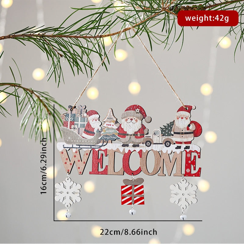 Wooden Christmas Ornament for Rustic Holiday Cheer