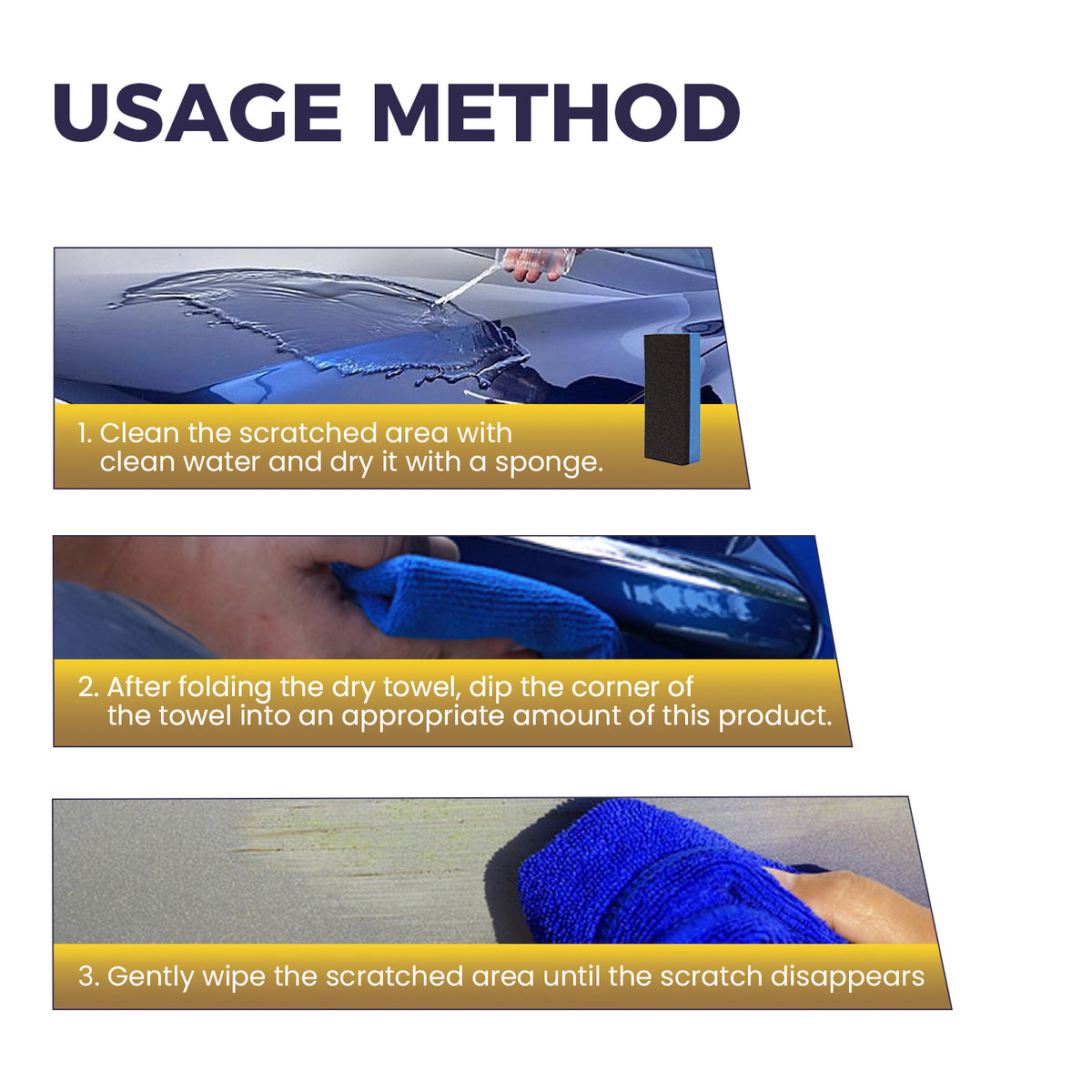 Car Scratch Repair Wax for Paint Scuffs and Swirls