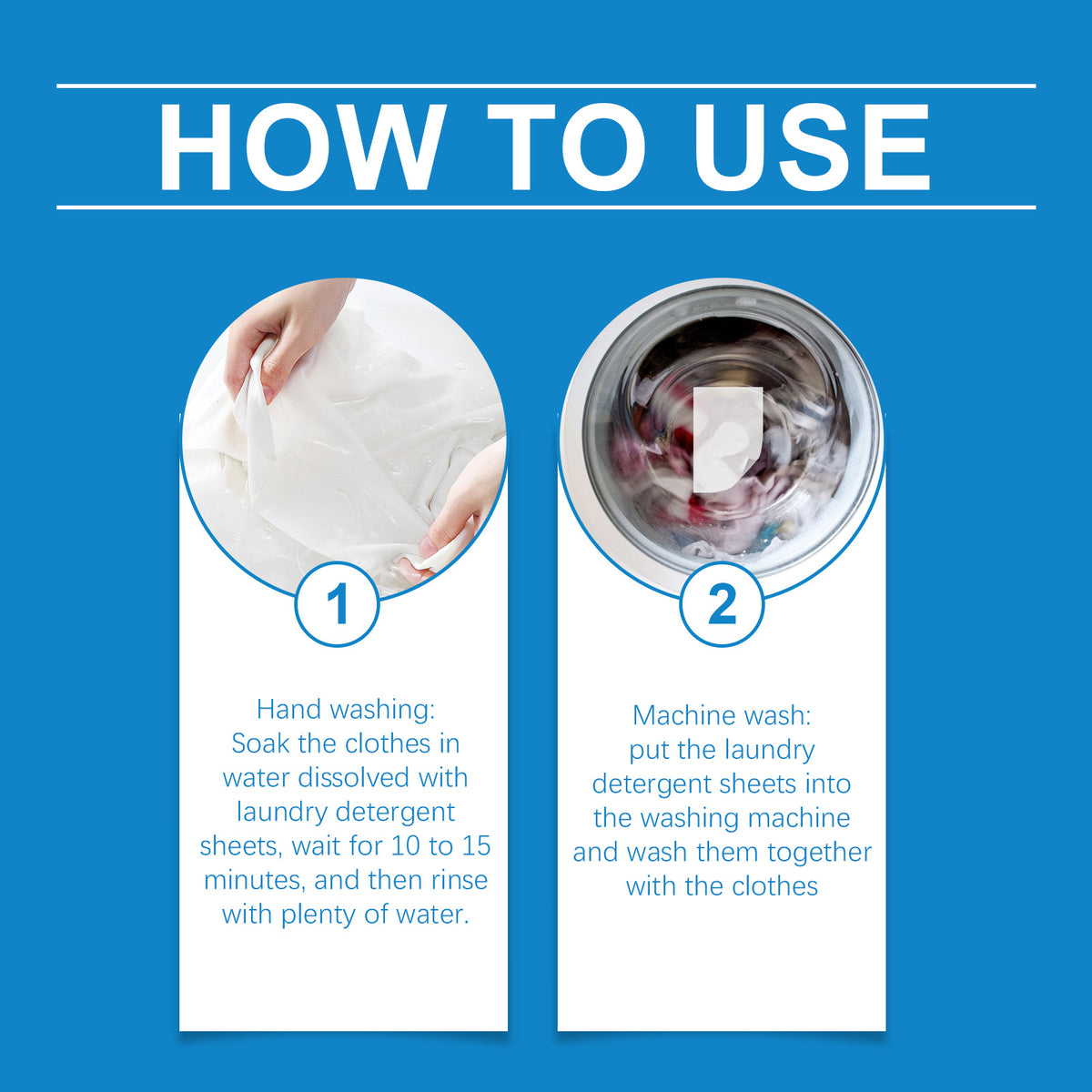 Laundry Detergent Sheets for Easy Stain Removal at Home