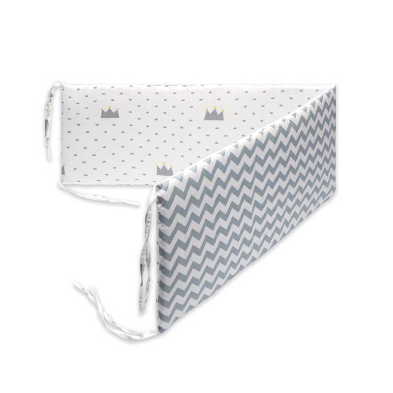 Detachable Crib Bumper Panels for Playful Nursery Decor