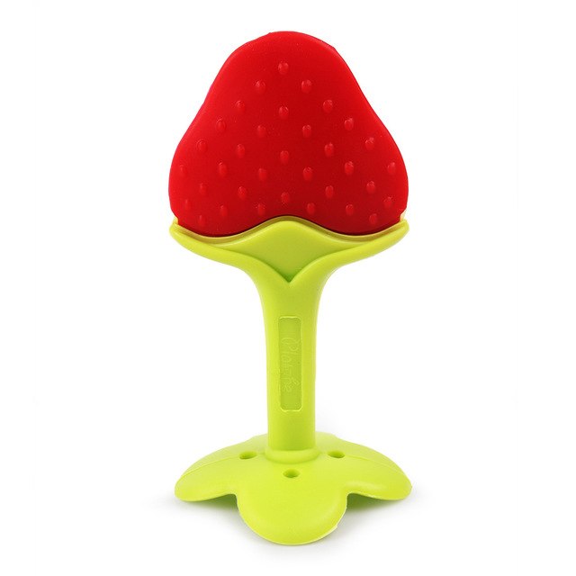 Colorful Silicone Fruit Teether for Soothing Sore Gums