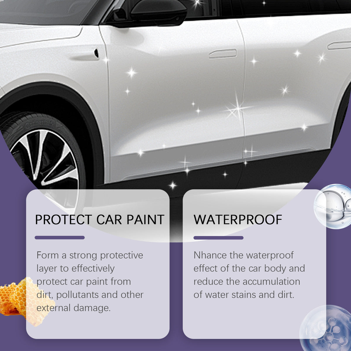 Car Polish Wax for Shine & Water-Resistant Protection