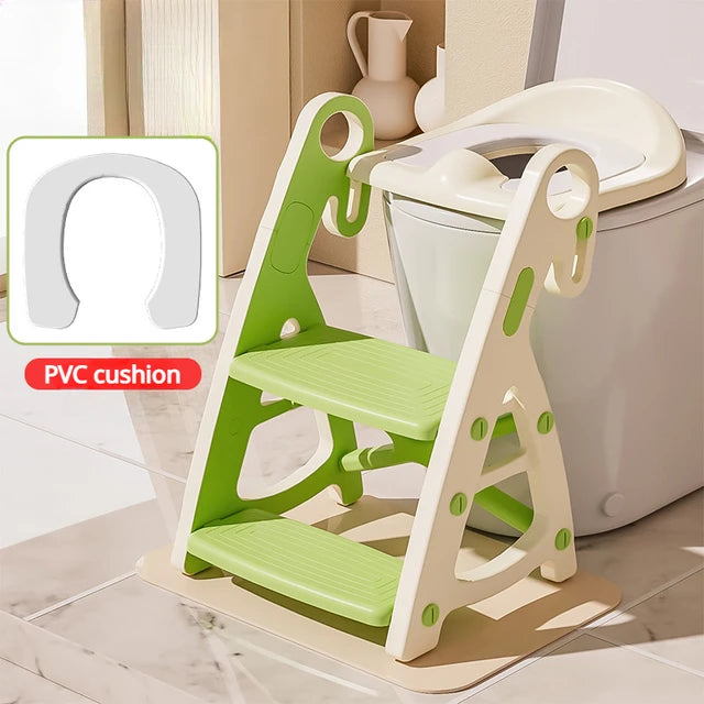 Toddler Toilet Training Seat With Stable Step Stool