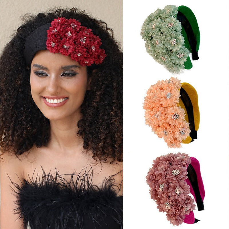 Floral Headband for Women | Handmade Statement Style