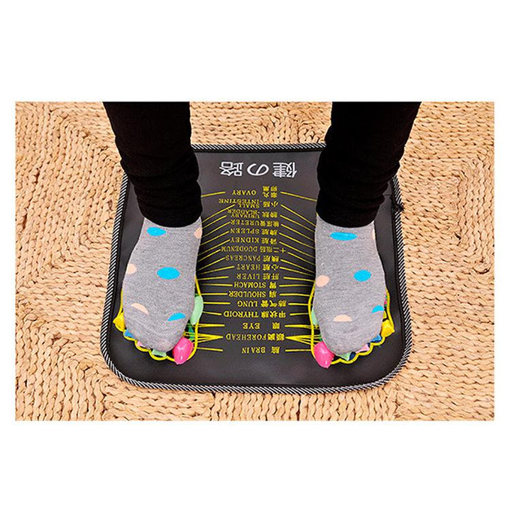 Reflexology Foot Mat — 25+ Acupressure Points for Natural