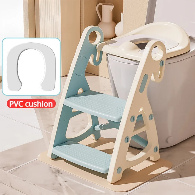 Toddler Toilet Training Seat With Stable Step Stool