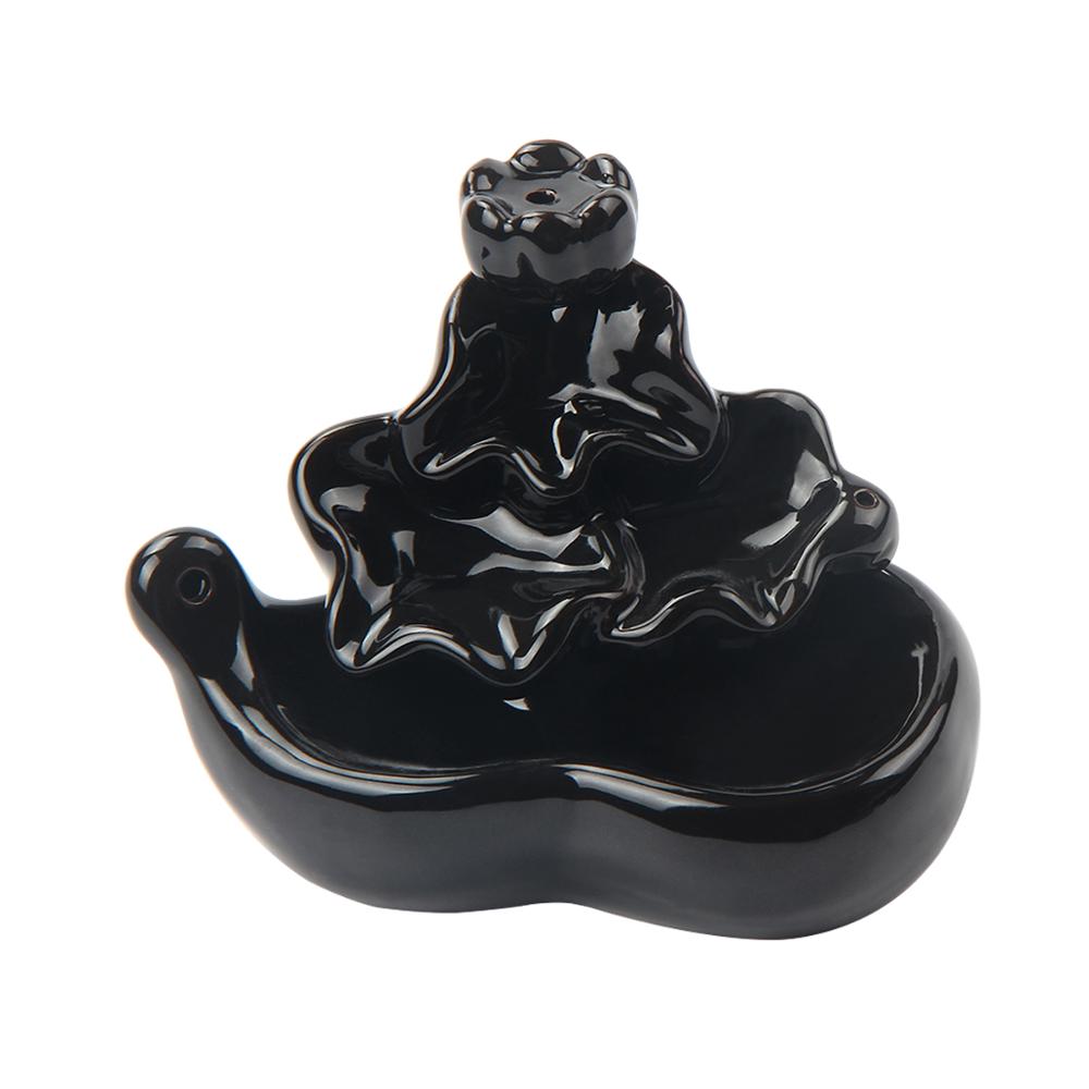 Ceramic Backflow Incense Burner for Waterfall Smoke