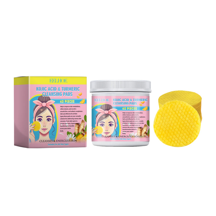 Kojic Acid Cleansing Pads for Deep Facial Cleansing