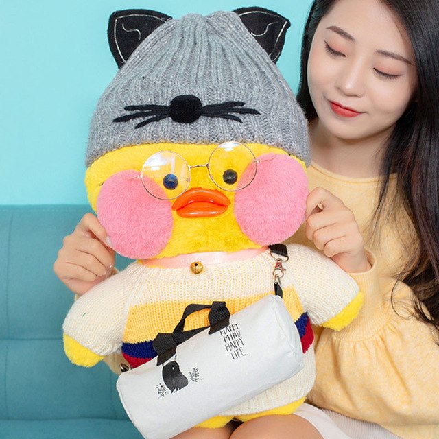 50cm Kawaii Duck Plush Toy for Cheerful Room Decor