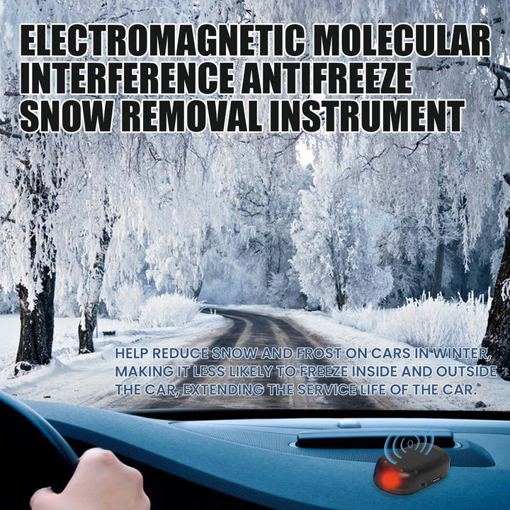 Automotive Snow Removal Tool for Frosty Winter Cars