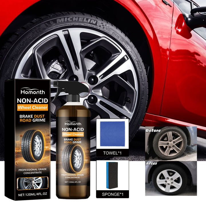 Non-Acid Wheel Cleaner for Brake Dust and Road Grime