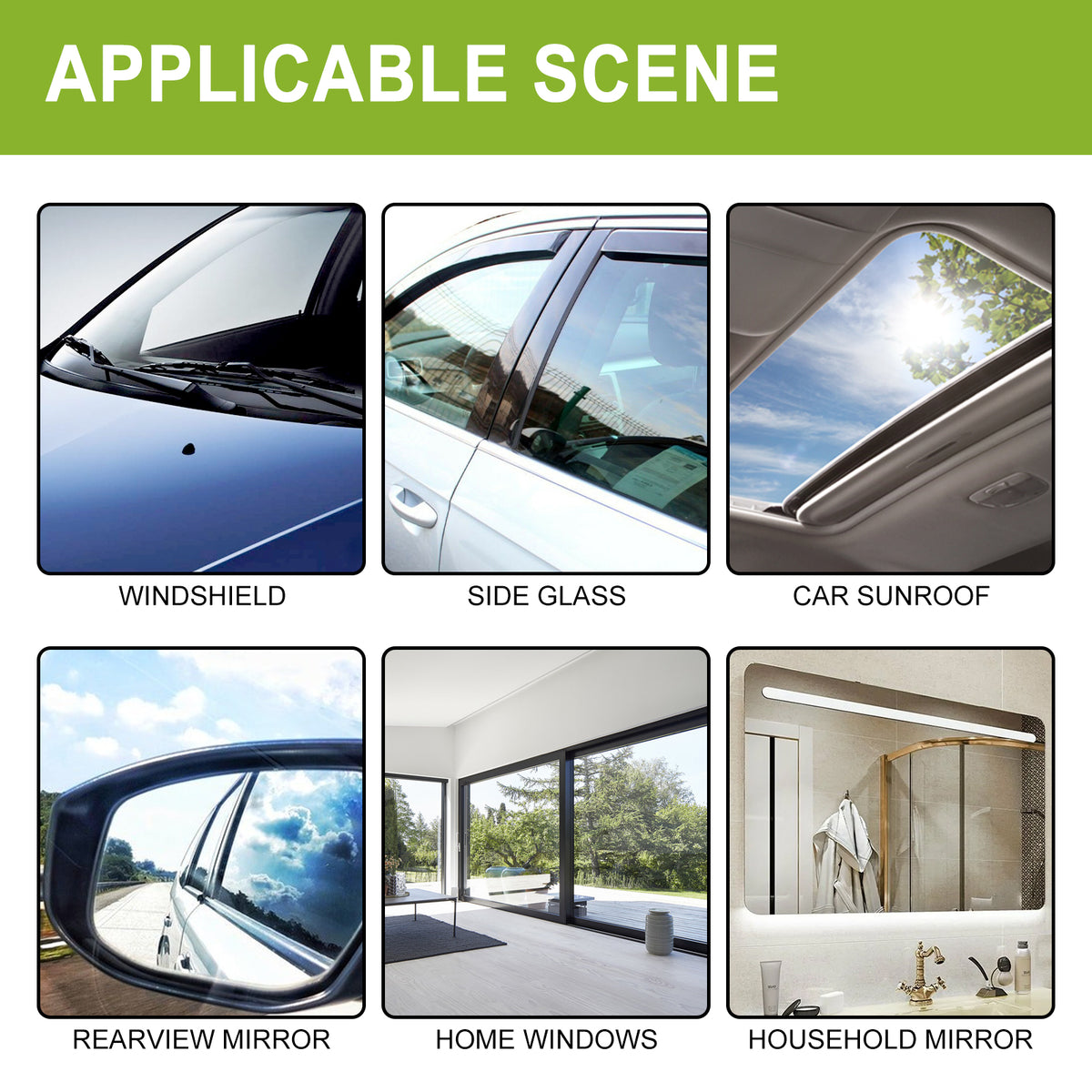 Car Glass Oil Film Cleaner for Clearer Windshields
