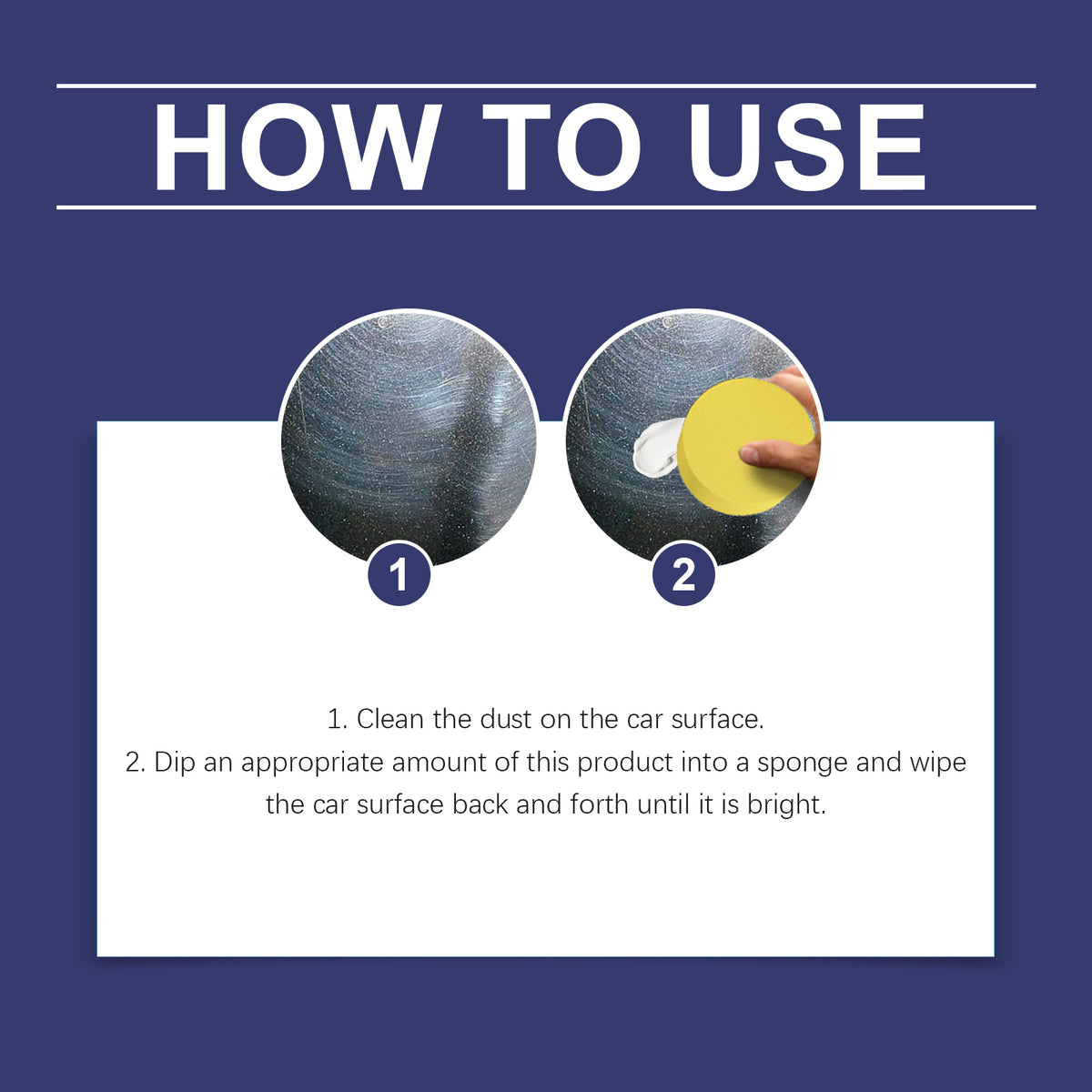Car Paint Wax Cream for High-Gloss Shine Protection