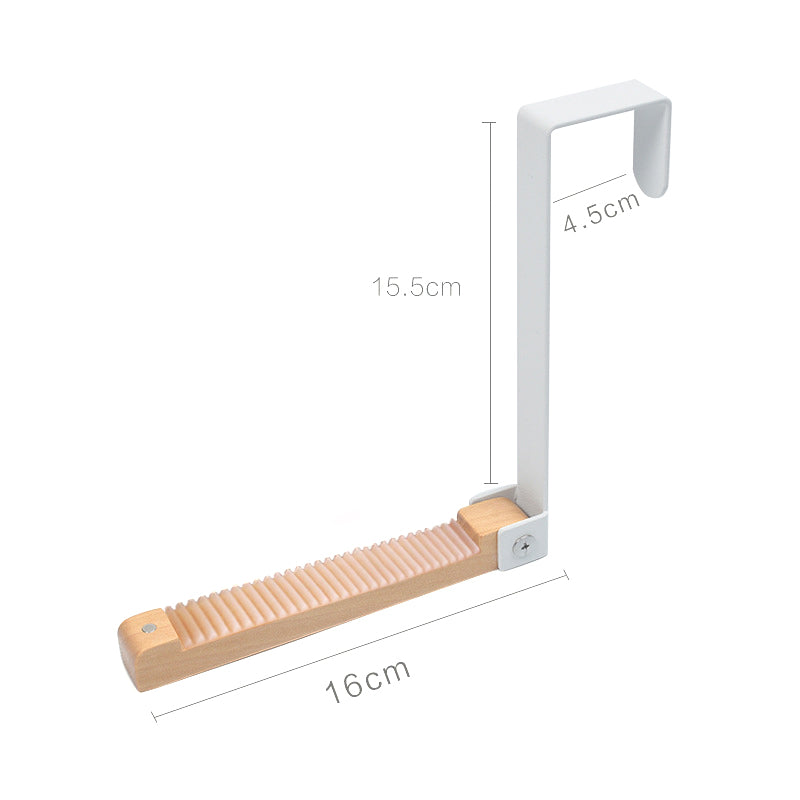 Wood Over Door Hook for Bags and Robes, No Drilling