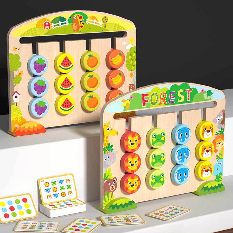Wooden Animal Puzzle Game for Screen-Free Logic Play