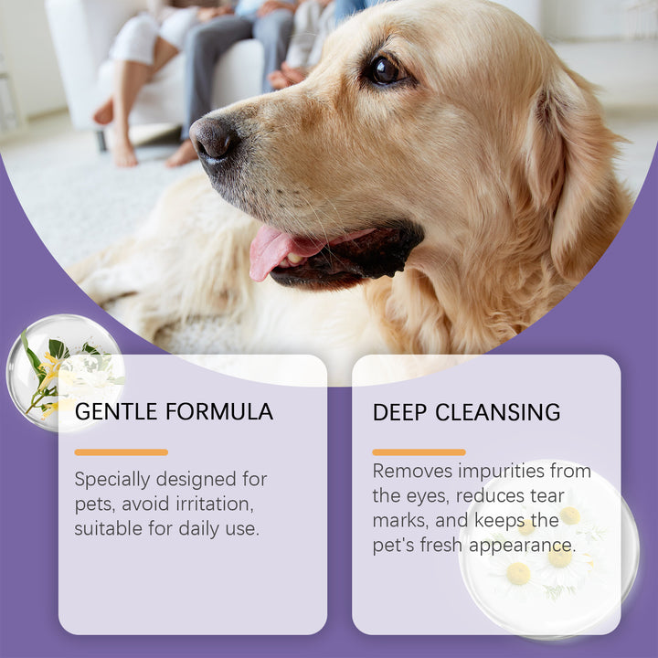 Pet Eye Wash for Dogs & Cats | Gentle Daily Cleaning