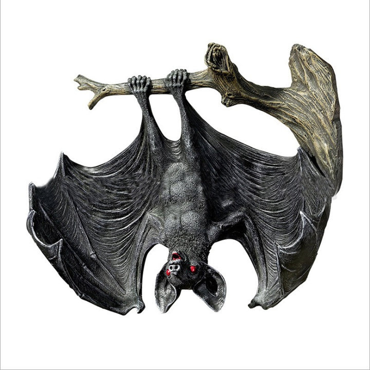 Hanging Bat Statue for Garden Trees and Halloween Yards