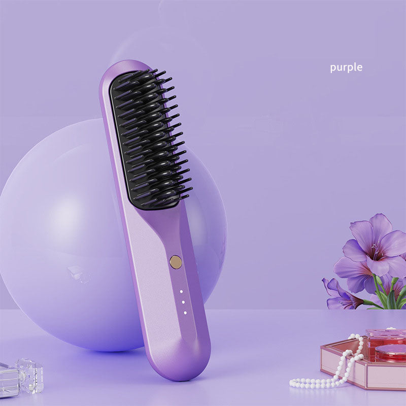 Wireless Heated Comb for Quick Smooth Hair Touch-Ups