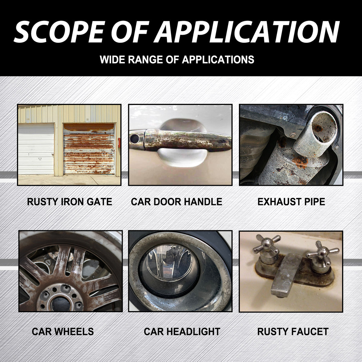Iron Remover Spray for Wheels & Metal Surface Care