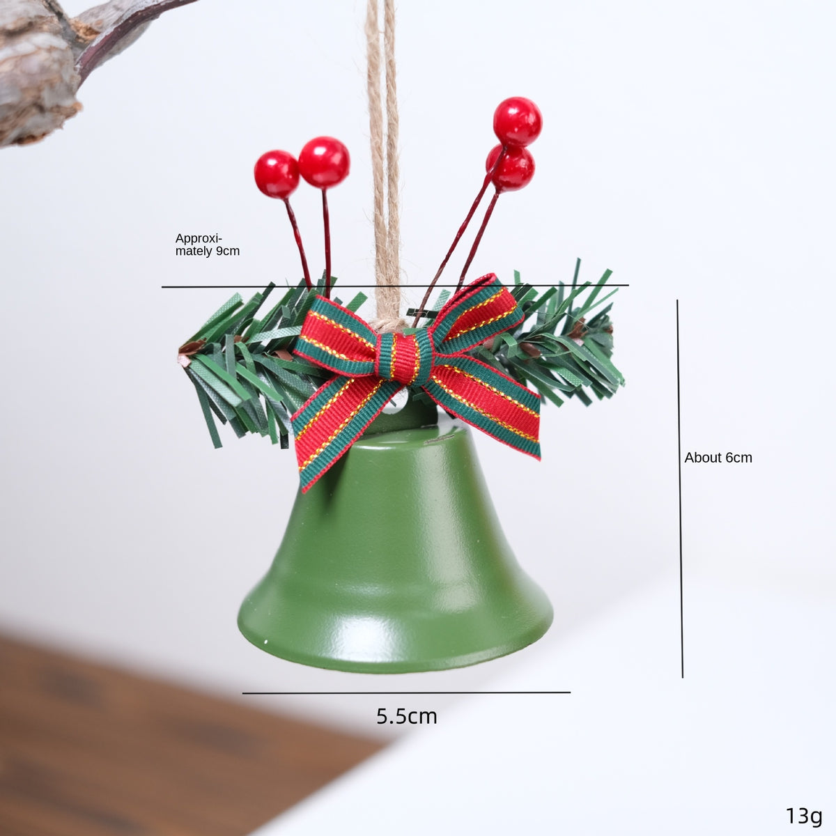 Christmas Bell Ornaments for Festive Tree and Windows