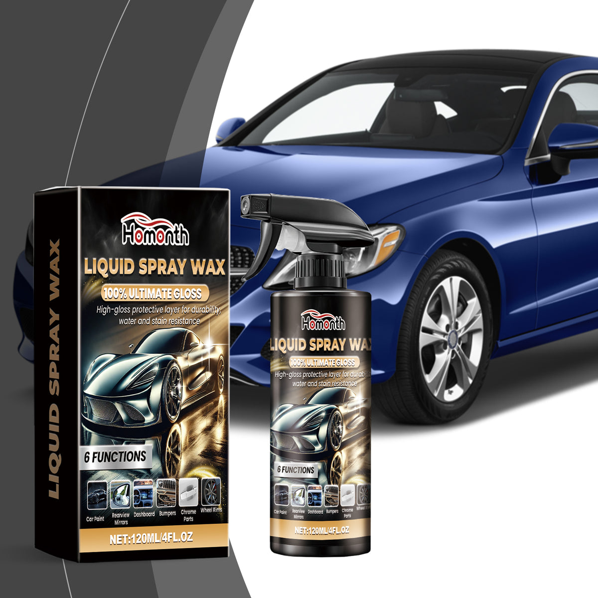 Car Paint Protection Spray for Long-Lasting Gloss