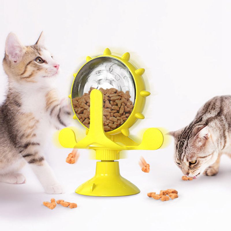 Interactive Cat Treat Dispenser for Boredom Relief