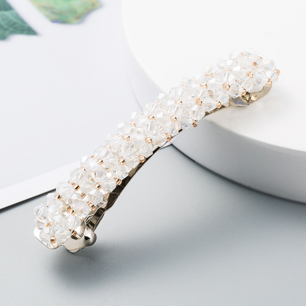 Korean Crystal Hair Clip for Sparkling Side Styles