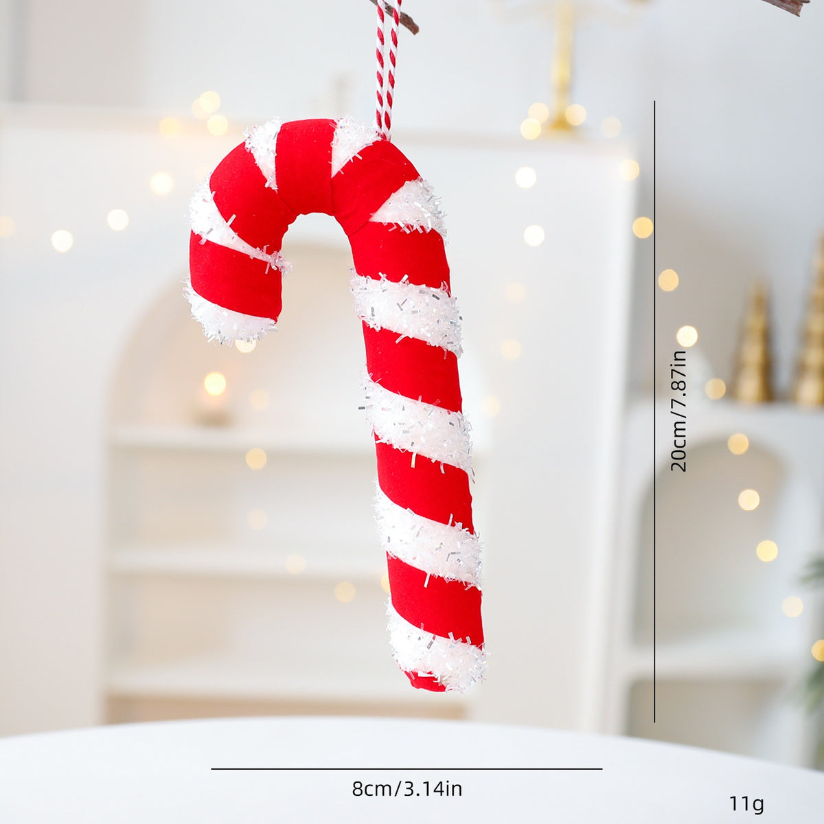 Candy Cane Christmas Tree Ornaments for Cheerful Decor