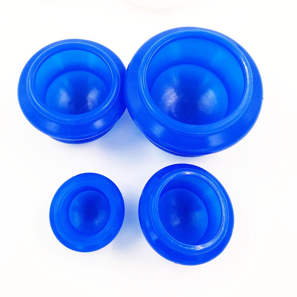 Silicone Cupping Therapy Set — 4 Sizes for Anti‑Cellulite