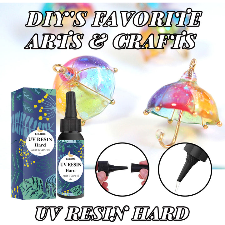 UV Resin Glue 100g for Clear, Quick-Curing Crafts