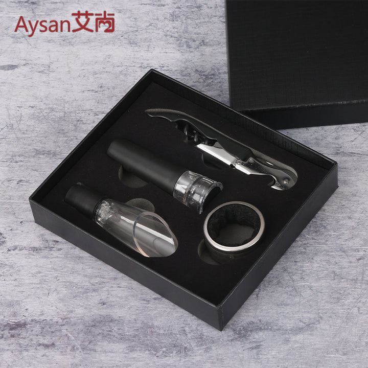 Wine Opener Set With Serving Tools & Presentation Box