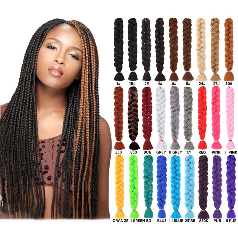Jumbo Braid Hair Extensions for Bold Protective Styles