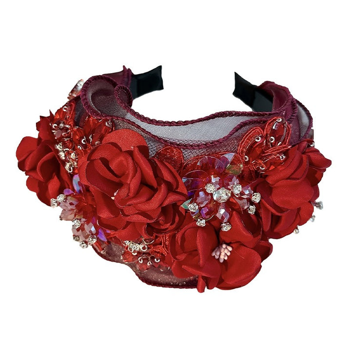 Crystal Floral Headband for Instant Evening Glamour