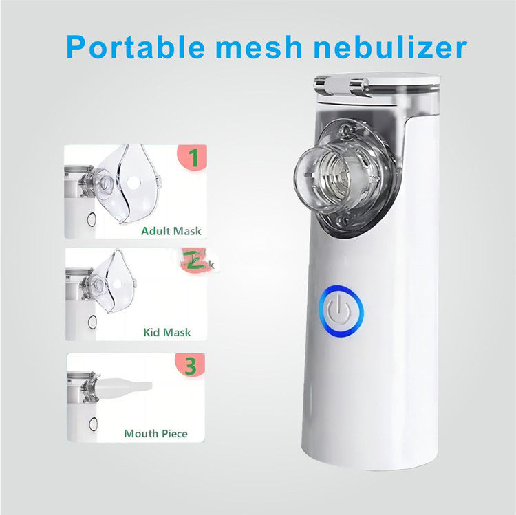 Portable Mesh Nebulizer — Quiet, Rechargeable Relief