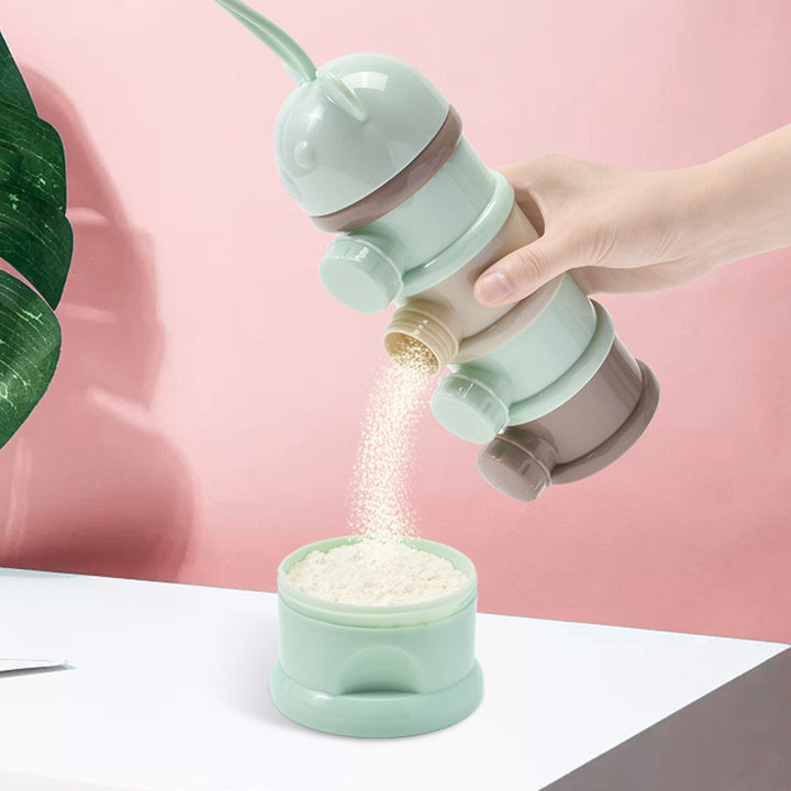 Baby Formula Dispenser: 4-Layer Portable Storage Box