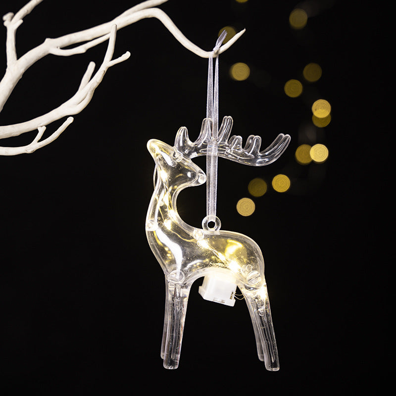 Illuminated Christmas Ornaments 3-Piece Reindeer Set
