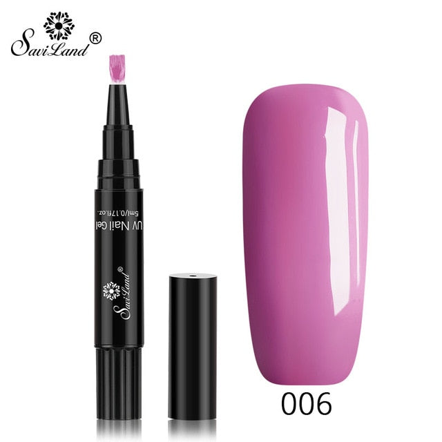 3‑in‑1 Gel Nail Pen — 60 Colors, Salon‑Quality Manicure