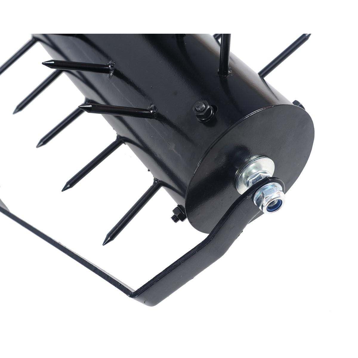 Rolling Lawn Aerator: Push-Along Spiked Soil Roller