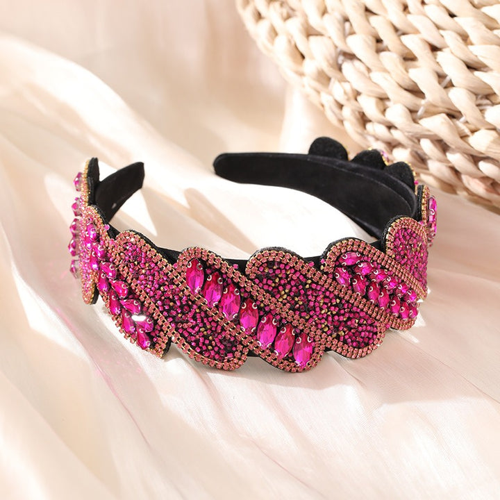 Jeweled Hair Hoop for Instant Glamorous Occasion Style