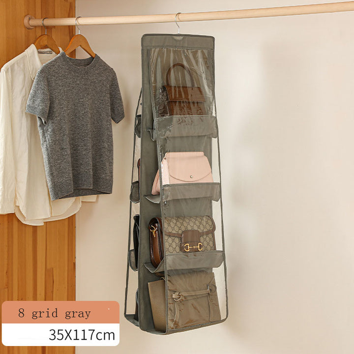 Hanging Handbag Organizer: See Every Bag, Dust-Free
